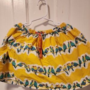 Sold Mini Boden Parrot Print Skirt